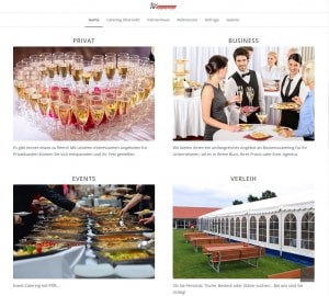 Münchner Webdesign,, Fotos, Hosting und Betreuung von Sommerkorn Catering